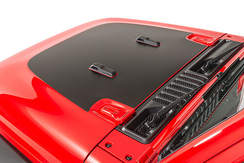  Hood Vinyl Blackout Sticker Decal for 18-19 Jeep Wrangler JL