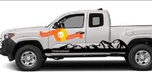 Toyota Tacoma Side Door Rocker Panel Mountain Decal Sticker 04-19 double cab long bed 2