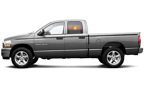 Dodge RAM the all-new 2019 Stickers Decals side graphics stripe 2