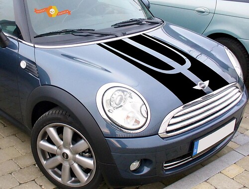 Mini Cooper S Countryman All4 R60 Viper Stripe 2 Sticker Decal and graphics sticke