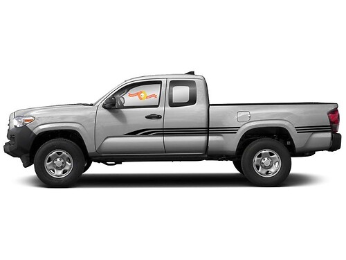 Toyota TACOMA 2005-2015 grafika side stripe Sticker Decal model 3
