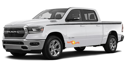 Dodge RAM the all-new 2019 Stickers Decals side graphics stripe 4