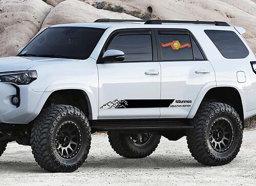 Toyota 4Runner TRD Sport mountains expedition graphics side stripe Sticker Decal 1