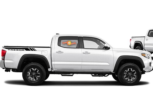 Toyota Tacoma TRD Sport ផ្នែកម៉ាស៊ីនស្បៀរកាត់របស់ការរចនា ស្ទីកេរ

