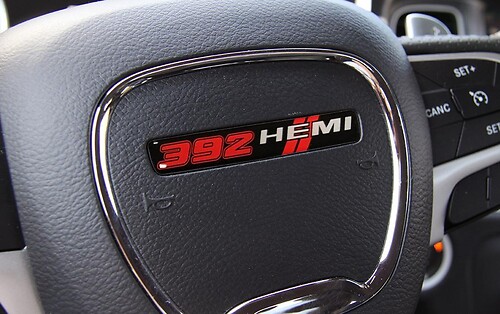 Steering Wheel Hemi 392 emblem domed Sticker Decal Challenger Charger