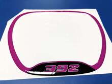 Steering WHEEL TRIM RING 392 Purple emblem domed Sticker Decal Challenger Charger 2