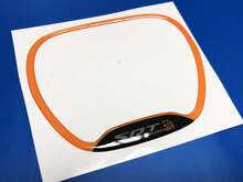 Steering WHEEL TRIM RING SRT supercharged Hellcat emblem domed Sticker Decal Dodge Challenger Charger 2