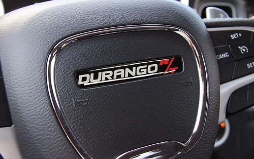 Steering Wheel Durango RT R/T emblem domed Sticker Decal Challenger Charger Dodge
