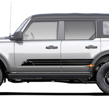 Retro Vintage Heritage Wave Rocker Panel Decal Side Stripe Sticker fit Toyota 4Runner 2 3