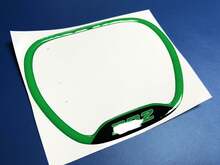 Steering WHEEL TRIM RING 392 green emblem domed Sticker Decal Challenger Charger 2