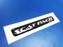 Steering Wheel Scat Pack Grille texture emblem domed Sticker Decal Challenger Charger Dodge Scatpack 2