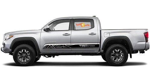 Toyota TACOMA 2016 TRD PRO graphics Side stripe Sticker Decal