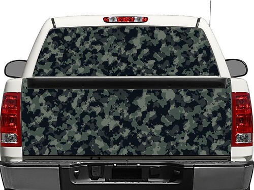 Camo Camouflage Rear Window OR tailgate Decal Sticker Pick-up Truck SUV Car