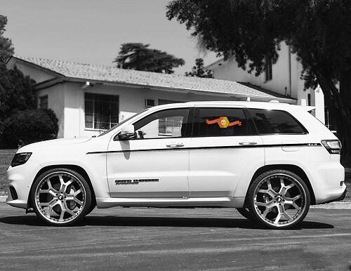 2011-2019 Jeep Grand Cherokee Stripes Body PATHWAY SIDES Stickers Decals Vinyl Graphic