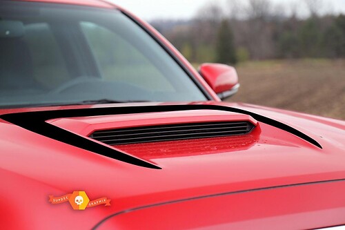 2015 - 2019 Toyota Tacoma & 4Runner TRD HOOD SCOOP  BLACKOUT Sticker Decal Graphics