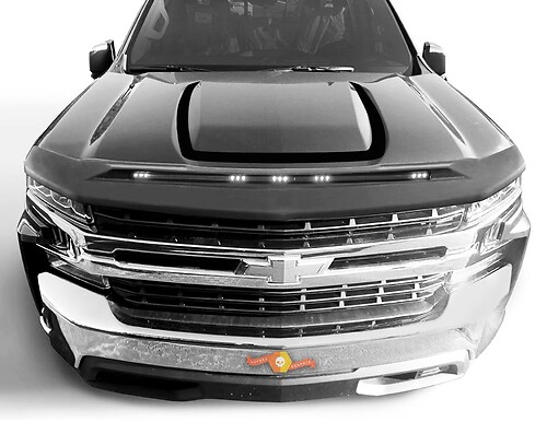 2019-2020 Chevrolet Silverado Hood Sticker Decal Outline Trail Boss