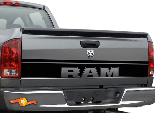Dodge Ram 1500 ລົດ Tailgate Accent Vinyl Graphics ສະດວກສະດວກ Sticker Decal
