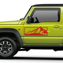 Side door Mountains Vinyl Decal Sticker fit to Suzuki Jimny 2