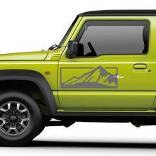 Side door Mountains Vinyl Decal Sticker fit to Suzuki Jimny 3