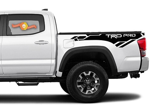 Toyota Tacoma 2016-2020 (TRD OFF ROAD) TRD PRO Punisher ចំណងជើងទិញជូរជុំជម្រើសរូបថតស្ថានភាពVinyl Decals graphics sticker
