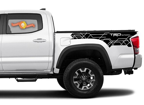 Toyota Tacoma 2016-2020 TRD Sport side kit Vinyl Decals graphics sticker