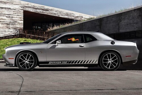 2X Dodge Challenger SHAKER 392 Rocker Panel Stickers Decals Stripe Vinyl Graphics