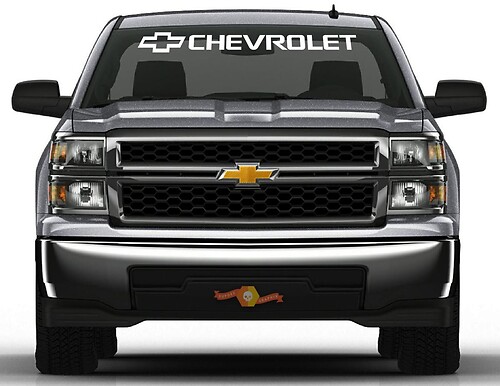 TRUCK CHEVROLET Windshield Graphic Vinyl Decal Sticker Custom 40 Vehicle 