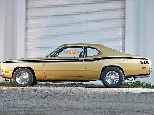 1973 1974 Plymouth Duster 340 side stripe decal kit vinyl graphic mopar sticker
