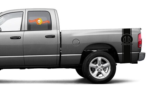 Dodge Ram 1500 2500 3500 Vinyl Decal Racing Sticker Stripe Hemi Mopar 5.7L
