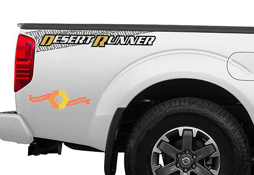 Pair Nissan Nissan Desert Runner Vinyl Bed Side Stripe