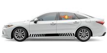 Racing rocker panel stripes vinyl decals stickers for Toyota Avalon Touring 3