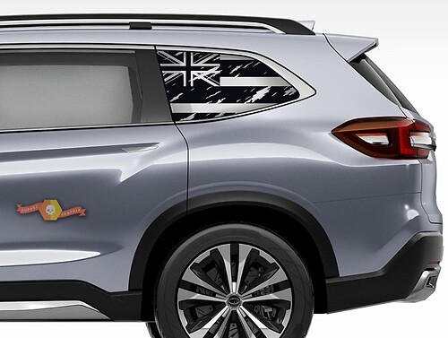 Hardtop Flag Hawaii Side Window Decal Sticker