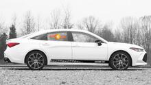 Racing rocker panel stripes vinyl decals stickers for Toyota Avalon 3