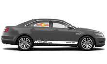 Racing rocker panel stripes vinyl decals stickers for Ford Taurus 3