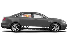 Racing rocker panel stripes vinyl decals stickers for Ford Taurus 4