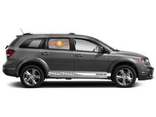 Racing rocker panel stripes vinyl decals stickers for Dodge Journey 2