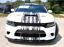 Dodge Challenger Charger Joker style Splash Grunge Stripes Kit Hell Cat Vinyl Sticker Decal Graphic 2