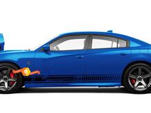 Side Stripe Decal Graphic Sticker Kit for DODGE CHARGER 2011-now 2