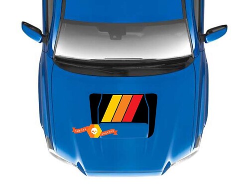 Toyota Tacoma TRD Hood with Old Style Vintage stripes Vinyl Stickers Decal fit to Off Road PRO SPORT 4x4
