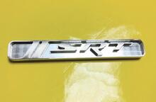 3D SRT passenger interior HVAC Inlay for CHARGER Chellenger Powered by SRT emblem Aluminum part 2