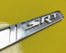 3D SRT passenger interior HVAC Inlay for CHARGER Chellenger Powered by SRT emblem Aluminum part 3