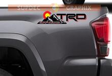 Pair of TRD Off Road Mountains with Colorado State Flag SunSet Shadows Sun Sunset for Toyota Tacoma Tundra FJ Cruiser 2