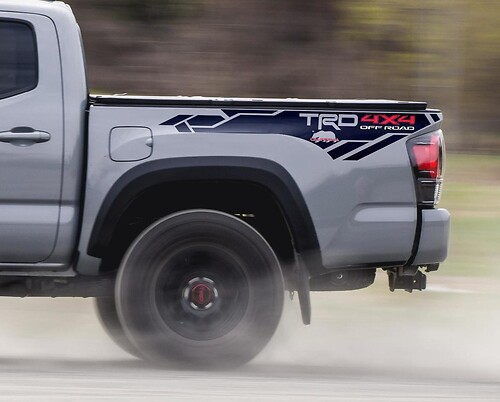 California TRD 4x4 PRO Sport Off Road Side Vinyl Stickers Decal fit to Tacoma 13-19 or Tundra 13-19