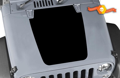 Jeep Decal Hood  Vinyl Any Colors Sticker JK LJ TJ 2007-2018