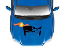 TRD Punisher 4x4 PRO Sport Off Road Hood Vinyl Stickers Decal fit to Tacoma 16-21
 3