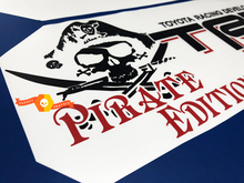 Pair of TRD Pirate Edition Toyota Racing Development bed side Truck decals stickers Tacoma Tundra FJ Cruiser 3