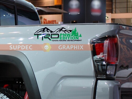 TRD Mountains PNW Edition for Toyota Tundra Tacoma FJ Cruiser 4Runner Vinyl Decals Stickers