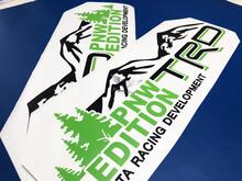TRD Mountains PNW Edition for Toyota Tundra Tacoma FJ Cruiser 4Runner Vinyl Decals Stickers 2