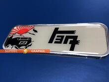 TEQ FJ Cruiser Metal Aluminum Badge Bed Side Emblem Aluminium fit to TRD 2