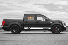 Racing rocker panel stripes vinyl decals stickers for Ford F-150 2020 4